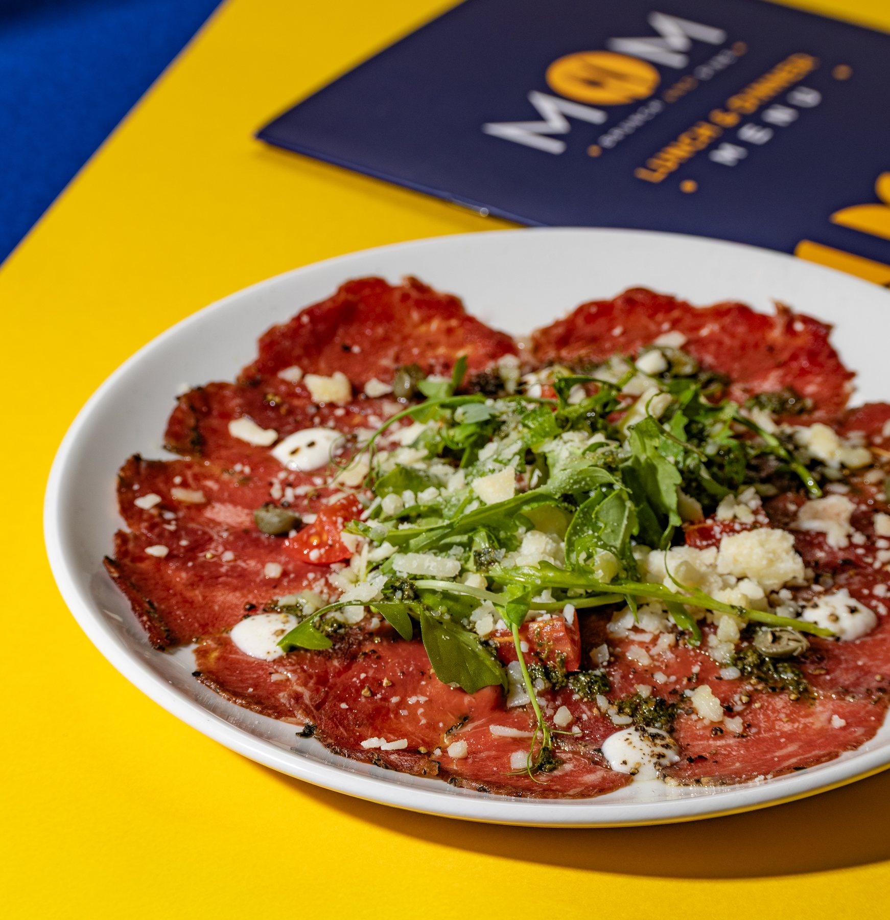 Carpaccio at MOM Brunch & Dine