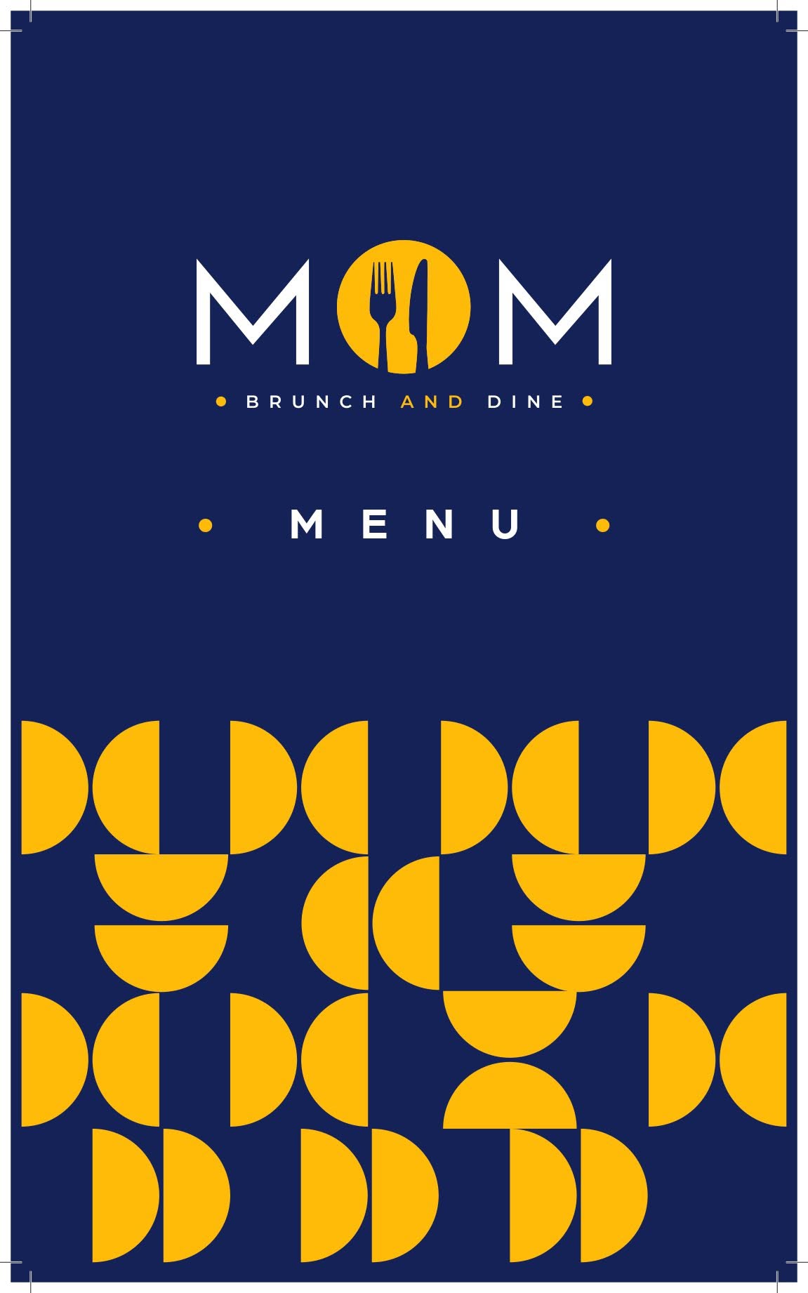 MOM Brunch & Dine menu cover
